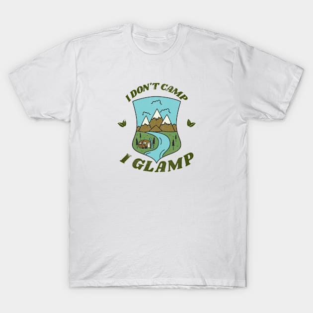 Glamping T-Shirt by Mountain Morning Graphics